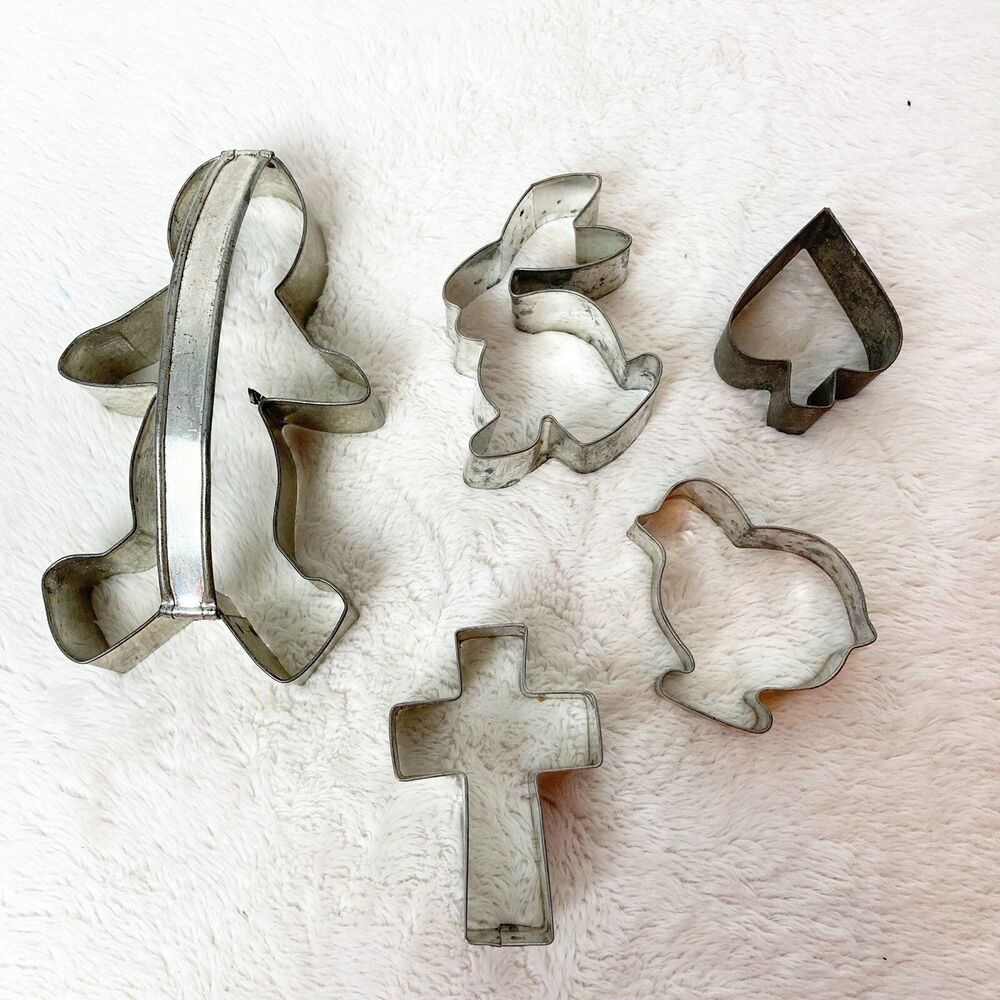 vintage metal cookie cutters